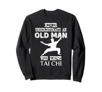 Never Underestimate An Old Man Who Knows Tai Chi Costume Sweatshirt