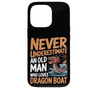 Never Underestimate An Old Man Who Loves Dragon Boat Case for iPhone 13 Pro