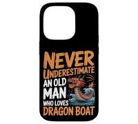 Never Underestimate An Old Man Who Loves Dragon Boat Case for iPhone 14 Pro