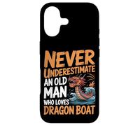 Never Underestimate An Old Man Who Loves Dragon Boat Case for iPhone 17