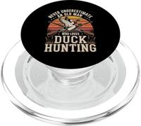 Never Underestimate An Old Man Who Loves Duck Hunting PopSockets PopGrip for MagSafe