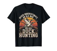Never Underestimate an Old Man Who Loves Duck Hunting T-Shirt