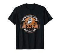 Never Underestimate An Old Man Who Loves Funny Rum Drinking T-Shirt