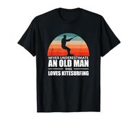 Never Underestimate An Old Man Who Loves Kitesurfing T-Shirt