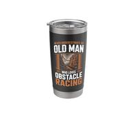Never Underestimate an Old Man Who Loves Obstacle Racing Stainless Steel Insulated Tumbler