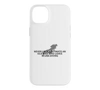 Never Underestimate An Old Man Who Loves Scuba Diving Case for iPhone 14 Plus