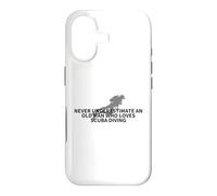 Never Underestimate An Old Man Who Loves Scuba Diving Case for iPhone 17