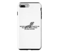 Never Underestimate An Old Man Who Loves Scuba Diving Case for iPhone 7 Plus/8 Plus