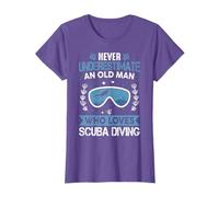 Never Underestimate An Old Man Who Loves Scuba Diving T-Shirt