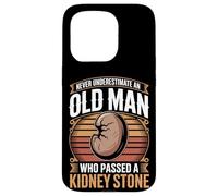 Never Underestimate An Old Man Who Passed A Kidney Stone Case for iPhone 15 Pro