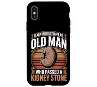 Never Underestimate An Old Man Who Passed A Kidney Stone Case for iPhone X/XS