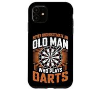 Never Underestimate An Old Man Who Plays Darts Case for iPhone 11
