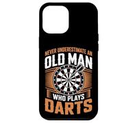 Never Underestimate An Old Man Who Plays Darts Case for iPhone 12 Pro Max