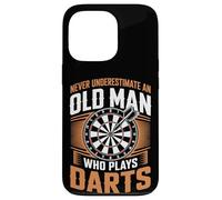 Never Underestimate An Old Man Who Plays Darts Case for iPhone 13 Pro
