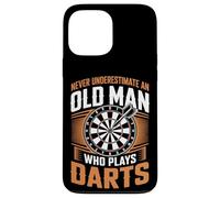Never Underestimate An Old Man Who Plays Darts Case for iPhone 13 Pro Max