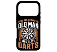 Never Underestimate An Old Man Who Plays Darts Case for iPhone 17 Pro