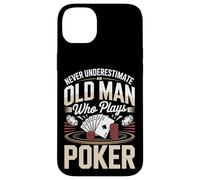 Never Underestimate An Old Man Who Plays Poker Case for iPhone 14 Plus