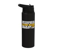 Never Underestimate an Old man who Served in the NVA Stainless Steel Insulated Water Bottle