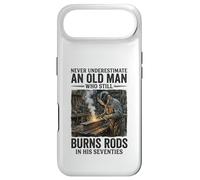 Never Underestimate an Old Man Who Still Burns Rods Case for iPhone Air