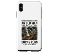 Never Underestimate an Old Man Who Still Burns Rods Case for iPhone XS Max