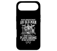 Never Underestimate an Old Man Who Still Plays Drums in 70s Case for iPhone Air
