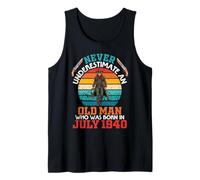 Never Underestimate an Old Man Who was Born in July 1940 Tank Top