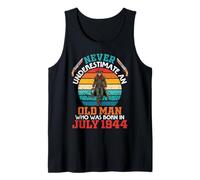 Never Underestimate an Old Man Who was Born in July 1944 Tank Top