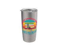 Never Underestimate an Old Man Who's Pulling Out RV Camping Stainless Steel Insulated Tumbler