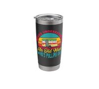 Never Underestimate an Old Man Who's Pulling Out RV Camping Stainless Steel Insulated Tumbler