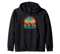 Never Underestimate An Old Man Who's Pulling Out RV Camping Zip Hoodie