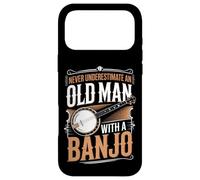 Never Underestimate An Old Man With A Banjo Music Case for iPhone 17 Pro Max