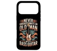 Never Underestimate An Old Man With A Bass Guitar Case for iPhone 17 Pro Max