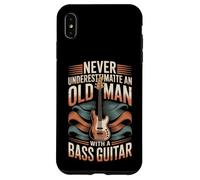 Never Underestimate An Old Man With A Bass Guitar Case for iPhone XS Max