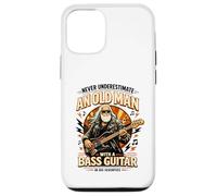 Never Underestimate an Old Man with A Bass Guitar in His 70s Case for iPhone 12/12 Pro