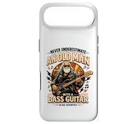 Never Underestimate an Old Man with A Bass Guitar in His 70s Case for iPhone Air