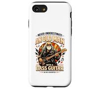 Never Underestimate an Old Man with A Bass Guitar in His 70s Case for iPhone SE (2020) / 7/8