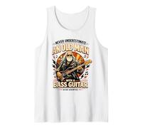 Never Underestimate an Old Man with A Bass Guitar in His 70s Tank Top
