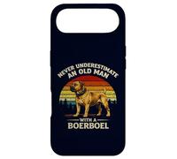 Never Underestimate An Old Man With A Boerboel Funny Retro Case for iPhone Air