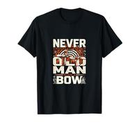 Never Underestimate an Old Man with A Bow Archery T-Shirt