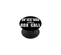 Never Underestimate An Old Man With A Box Call PopSockets Adhesive PopGrip