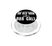 Never Underestimate An Old Man With A Box Call PopSockets PopGrip for MagSafe