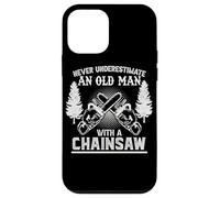 Never Underestimate An Old Man With A Chainsaw Lumberjack Case for iPhone 12 mini