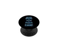 Never Underestimate An Old Man With A Clarinet PopSockets Adhesive PopGrip