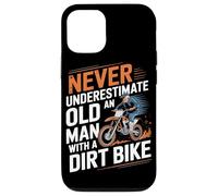 Never Underestimate An Old Man With A Dirt Bike Case for iPhone 12/12 Pro