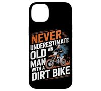 Never Underestimate An Old Man With A Dirt Bike Case for iPhone 14 Plus
