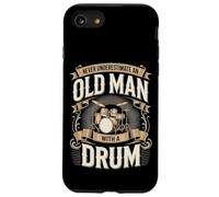 Never Underestimate An Old Man With A Drum Band Case for iPhone SE (2020) / 7/8