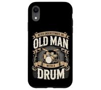 Never Underestimate An Old Man With A Drum Band Case for iPhone XR