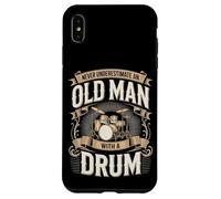 Never Underestimate An Old Man With A Drum Band Case for iPhone XS Max