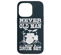 Never Underestimate An Old Man With A Drum Set Drummer Case for iPhone 13 Pro