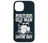 Never Underestimate An Old Man With A Drum Set Drummer Case for iPhone 14
